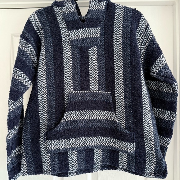 BAJA JOE Mexicali Blues Mexican Hoodie Cotton Sweatshirt S - Picture 3 of 13